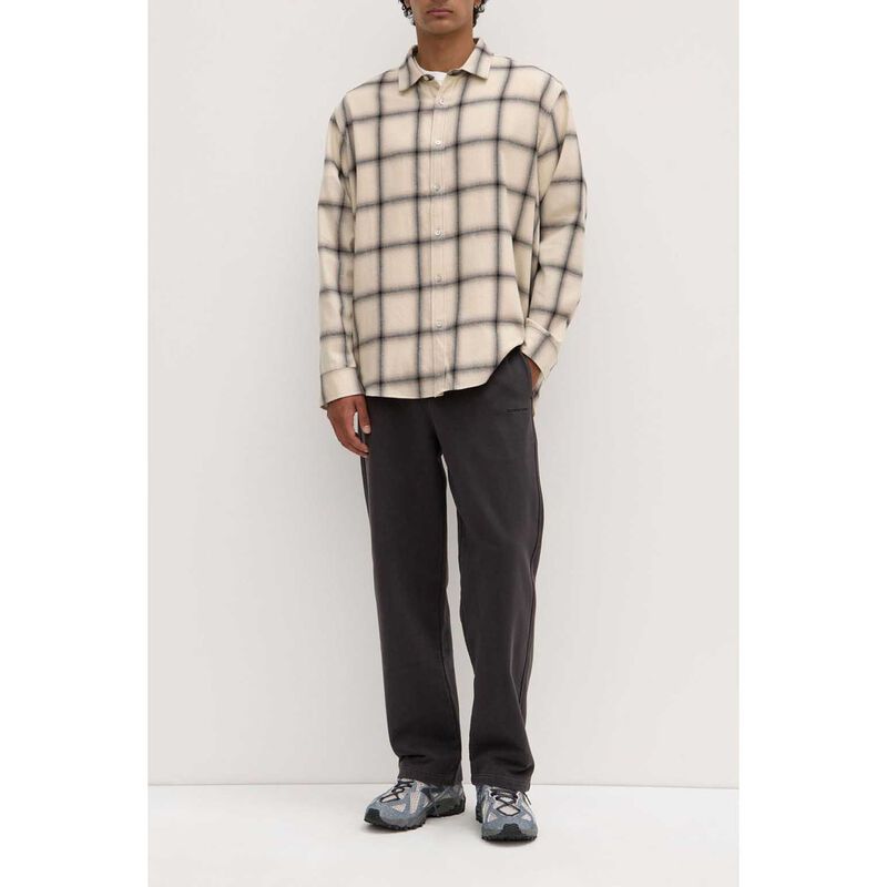 Assembly Label Mens Dylan Japanese Check Long Sleeve Shirt image number 3